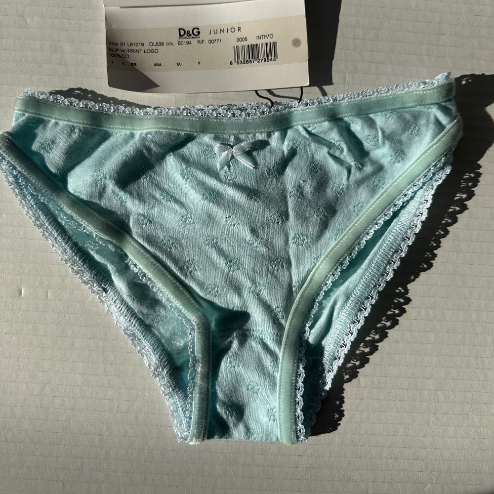 Dolce & Gabbana junior underwear girls with logo BNIB size 5